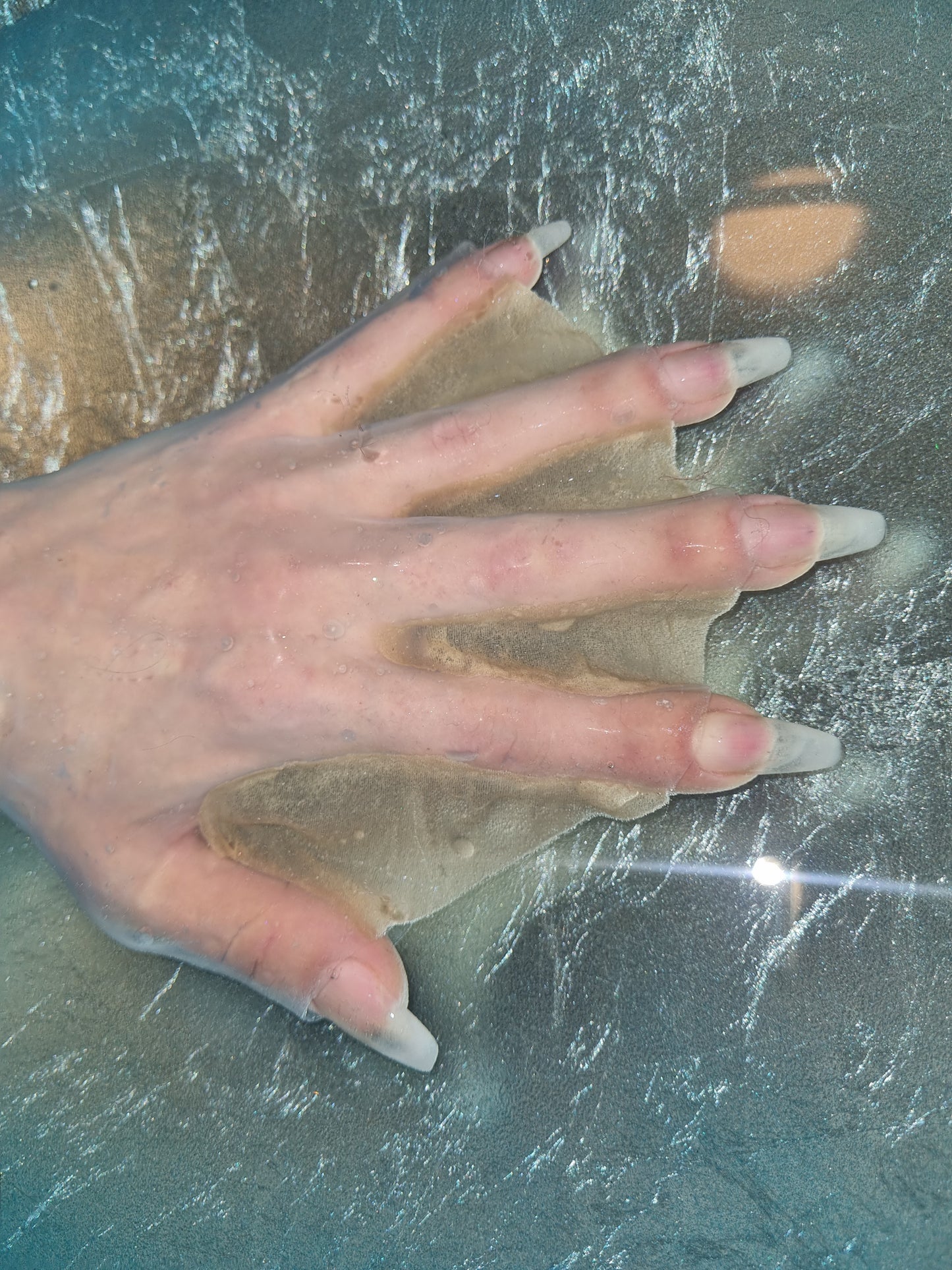 Gants palmées silicone