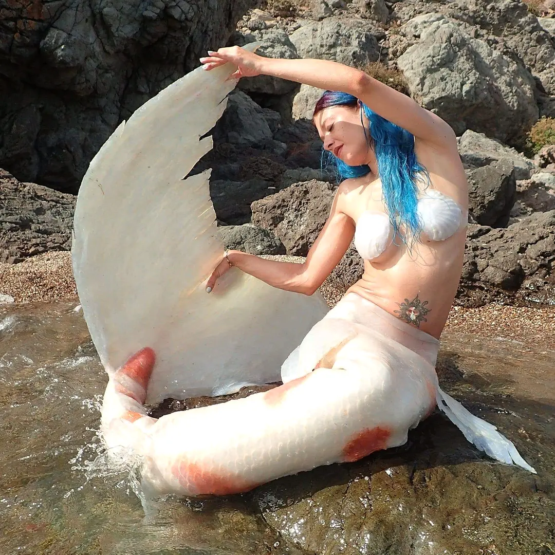 Queue de sirène silicone "Longfish/Extended tail"