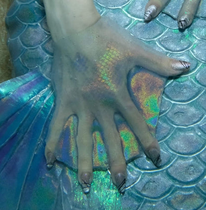 Gants palmées silicone