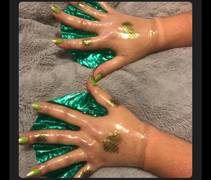 Gants palmées silicone