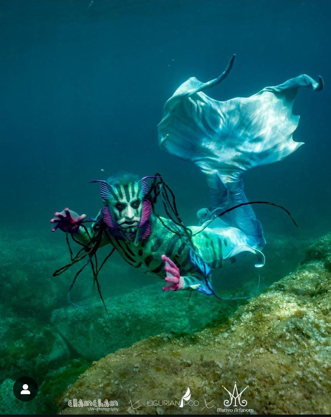 Gants palmées silicone