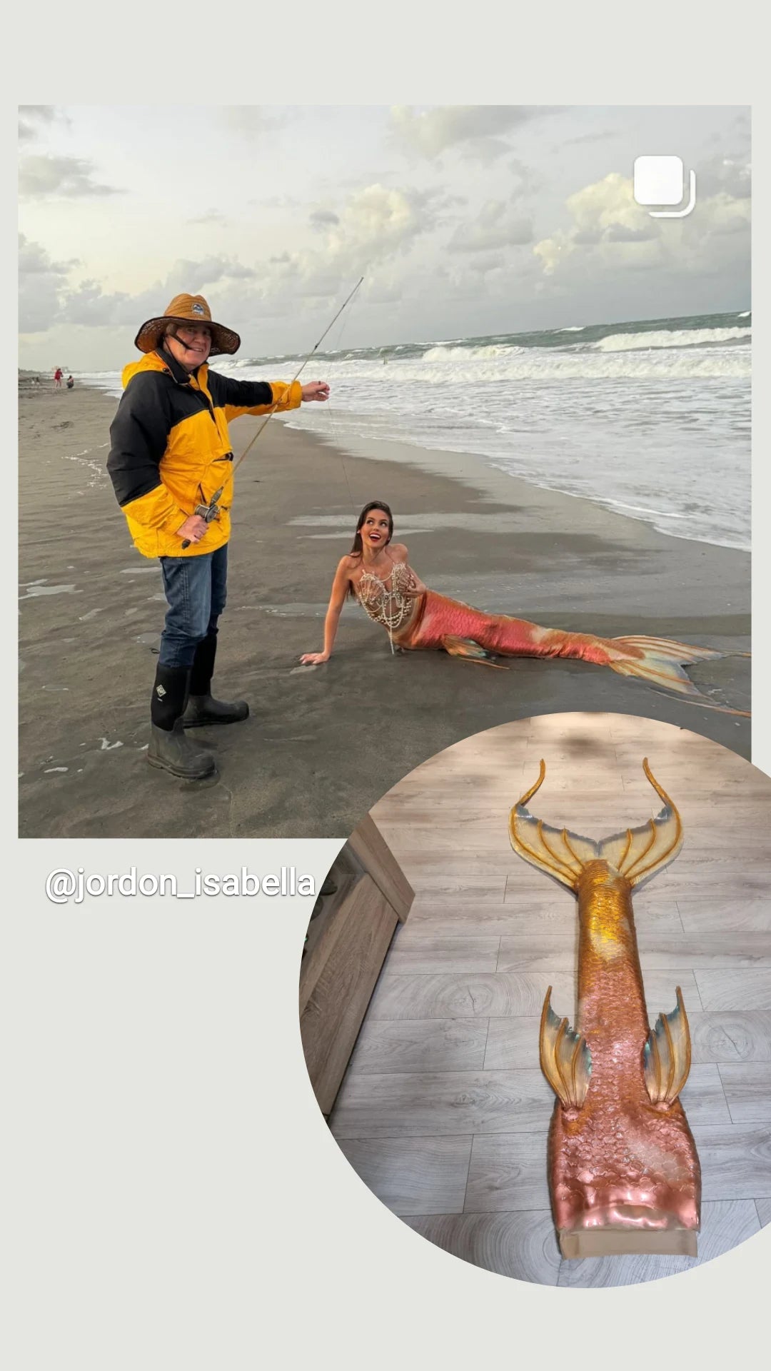 Queue de sirène silicone "Pieds invisibles"