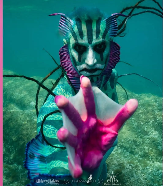 Gants palmées silicone