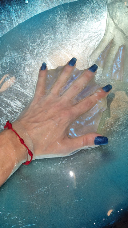 Gants palmées silicone